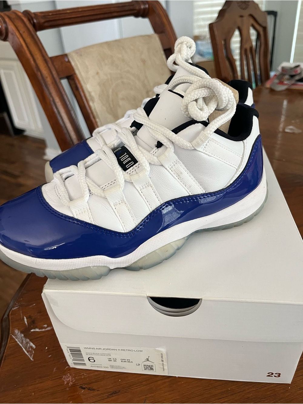 Basically brand new worn twice Air Jordan 11 Retro Low womens Shoes